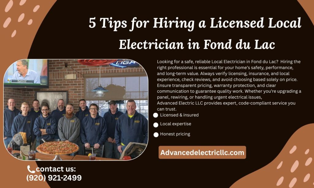 Local Electrician in Fond du Lac