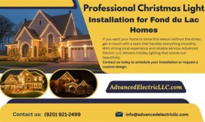 Christmas Light Installation for Fond du Lac Homes