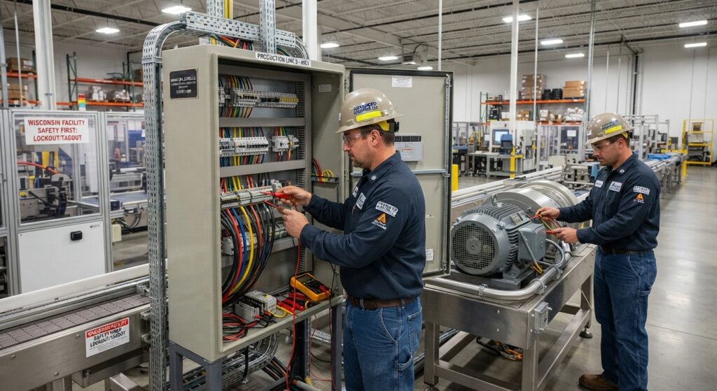 industrial electrician Wisconsin